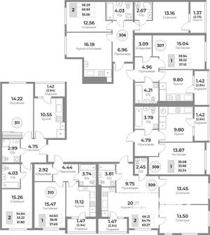 1-к квартира, вторичка, 39м2, 9/10 этаж