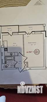 1-к квартира, вторичка, 49м2, 3/10 этаж