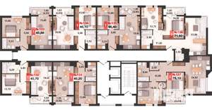 2-к квартира, вторичка, 75м2, 7/15 этаж