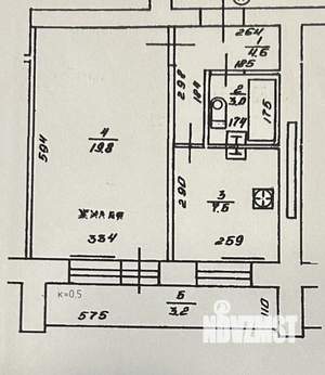 1-к квартира, вторичка, 35м2, 8/9 этаж