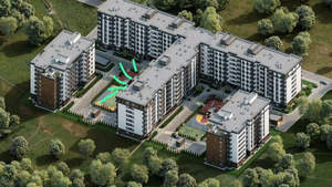 1-к квартира, вторичка, 41м2, 6/9 этаж