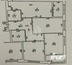 3-к квартира, вторичка, 100м2, 2/12 этаж