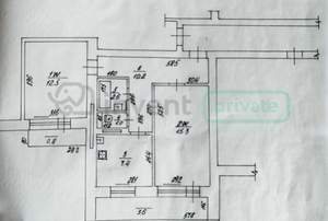 2-к квартира, вторичка, 53м2, 4/5 этаж