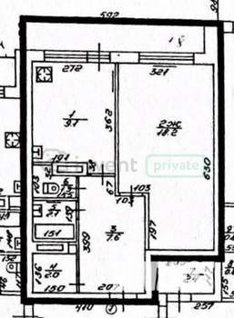 1-к квартира, вторичка, 40м2, 3/8 этаж