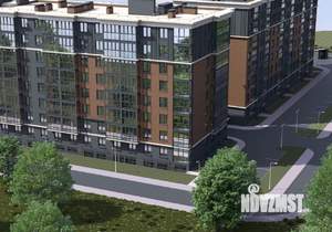 1-к квартира, строящийся дом, 37м2, 5/8 этаж