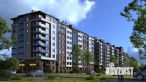 1-к квартира, строящийся дом, 40м2, 8/9 этаж