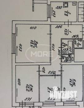 4-к квартира, вторичка, 76м2, 9/10 этаж