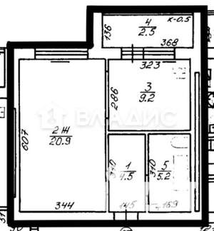 3-к квартира, вторичка, 85м2, 5/6 этаж
