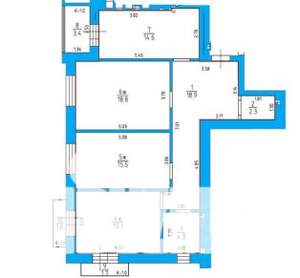 3-к квартира, вторичка, 98м2, 4/8 этаж