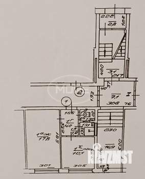 2-к квартира, вторичка, 35м2, 1/5 этаж