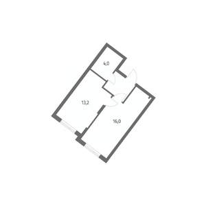 1-к квартира, вторичка, 37м2, 4/8 этаж