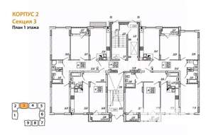 1-к квартира, вторичка, 38м2, 6/9 этаж