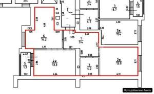 2-к квартира, сданный дом, 57м2, 9/10 этаж