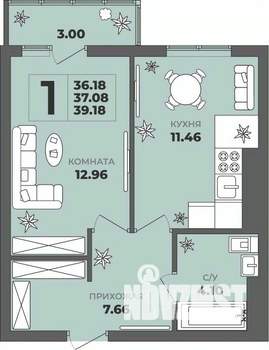 Фото квартиры на продажу (1)