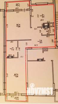 2-к квартира, вторичка, 68м2, 8/8 этаж