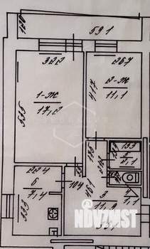 2-к квартира, вторичка, 54м2, 4/5 этаж