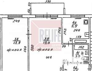 2-к квартира, вторичка, 44м2, 3/5 этаж