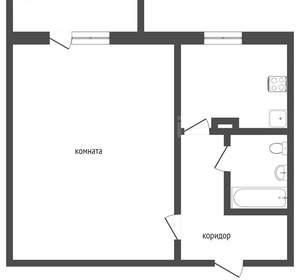 1-к квартира, вторичка, 55м2, 5/5 этаж