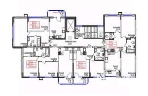 2-к квартира, строящийся дом, 58м2, 9/9 этаж