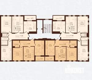 2-к квартира, вторичка, 56м2, 10/10 этаж