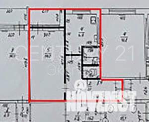 1-к квартира, вторичка, 33м2, 1/9 этаж