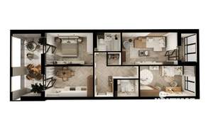 3-к квартира, вторичка, 88м2, 2/7 этаж