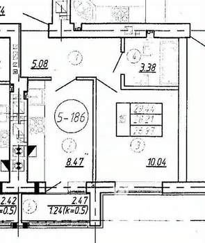 1-к квартира, вторичка, 30м2, 3/10 этаж