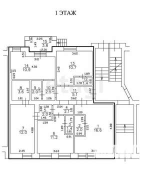 Студия квартира, вторичка, 17м2, 1/3 этаж