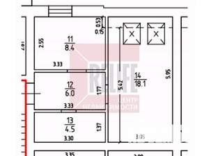 1-к квартира, вторичка, 37м2, 3/3 этаж