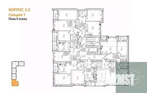 1-к квартира, вторичка, 37м2, 9/9 этаж