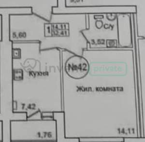 1-к квартира, вторичка, 31м2, 4/10 этаж