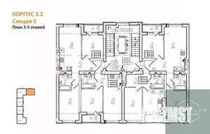 2-к квартира, вторичка, 56м2, 5/9 этаж
