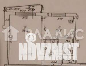 1-к квартира, вторичка, 38м2, 1/9 этаж