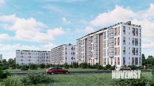 1-к квартира, строящийся дом, 40м2, 7/8 этаж