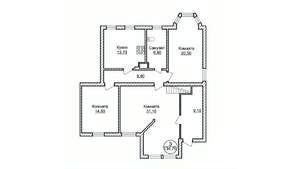 3-к квартира, вторичка, 135м2, 1/3 этаж