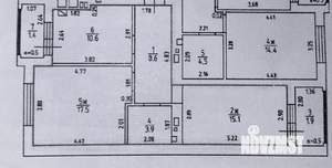 2-к квартира, вторичка, 56м2, 8/10 этаж