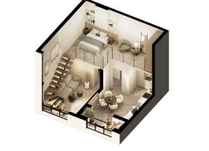 1-к квартира, вторичка, 60м2, 7/7 этаж