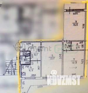 3-к квартира, вторичка, 64м2, 2/10 этаж