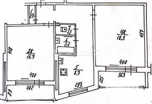 2-к квартира, вторичка, 64м2, 8/10 этаж