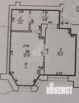 1-к квартира, вторичка, 31м2, 3/4 этаж