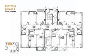 1-к квартира, вторичка, 38м2, 8/9 этаж