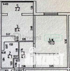 1-к квартира, вторичка, 38м2, 1/9 этаж