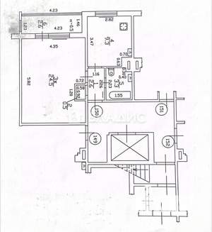 1-к квартира, вторичка, 40м2, 1/10 этаж