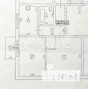 2-к квартира, вторичка, 58м2, 3/4 этаж
