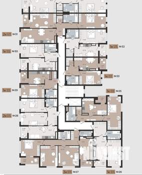 3-к квартира, строящийся дом, 91м2, 9/10 этаж