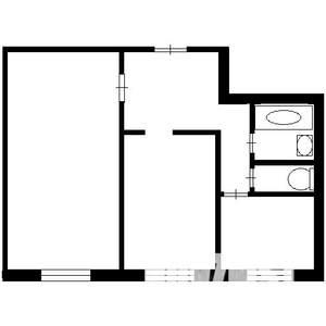 2-к квартира, вторичка, 48м2, 7/9 этаж