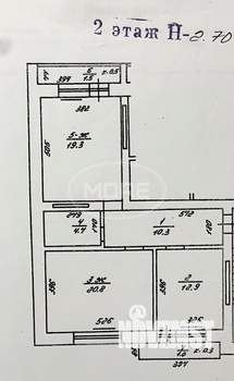2-к квартира, вторичка, 71м2, 2/5 этаж