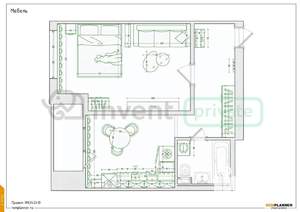 1-к квартира, вторичка, 38м2, 2/5 этаж
