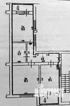 2-к квартира, вторичка, 61м2, 5/7 этаж