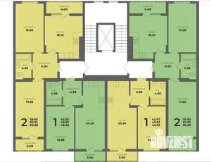 2-к квартира, вторичка, 63м2, 8/8 этаж